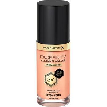 Max Factor Facefinity All Day Flawless C80 Bronze make-up na tvár SPF 21-30 30 ml