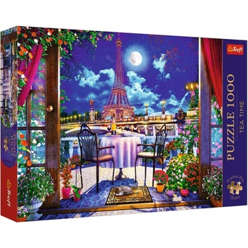 Trefl Пъзел Trefl от 1000 части - Париж на лунна светлина (10843)