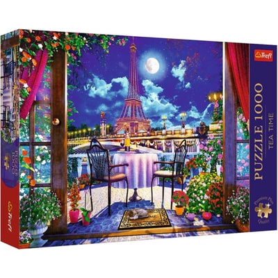 Trefl Пъзел Trefl от 1000 части - Париж на лунна светлина (10843)