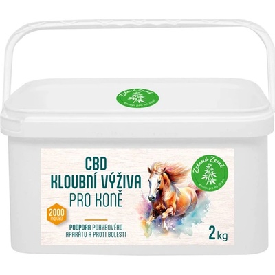 Zelená Země Kloubní výživa pro koně s CBD 2 kg – Zbozi.Blesk.cz