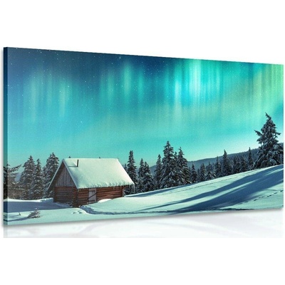 Obraz pohádková zimní krajina - 90x60