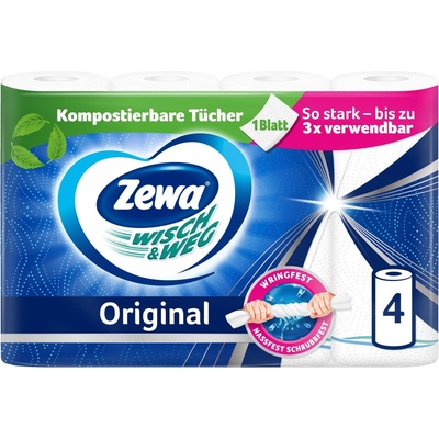 ZEWA Wisch & Weg Originál (4 ks)