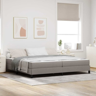zahrada-XL 3398518 Postel s boxspringem s matrací Taupe textil