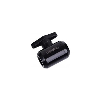 Alphacool Сферичен кран Alphacool, Вътрешна резба G1/4, Черен мат (AC-68145)