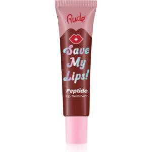 Rude Cosmetics Save My Lips подхранващ и хидратиращ балсам за устни с пептиди цвят Cherry 15ml