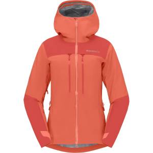 Norrøna Дамско водоустойчиво яке Norrøna Women's Trollveggen GORE-TEX Pro Light Jacket Waterproof jacket - Deep Sea Coral / Baked Apple (102-5034-0414)