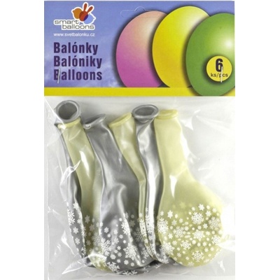 Balónky PGS 110 potisk vločky PGS 110