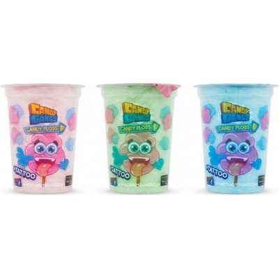Candy Gangs Cukrová vata s tetováním 20 g
