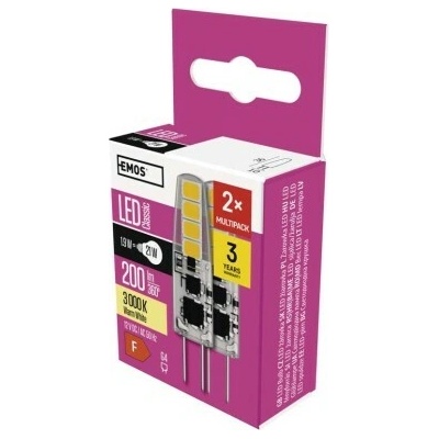 Emos LED žárovka Classic JC G4 1,9 W 21 W 200 lm t