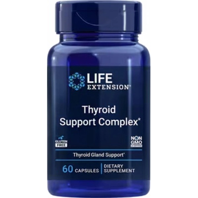 Life Extension Triple Action Thyroid, подкрепа на щитовидната жлеза, 60 капсули