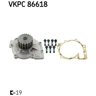 Vodní čerpadlo, chlazení motoru SKF VKPC 86618