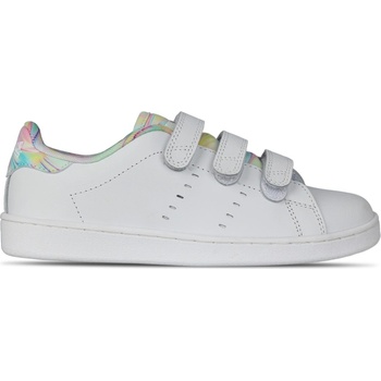 Lonsdale Детски маратонки Lonsdale Leyton Childrens Trainers - White/Multi