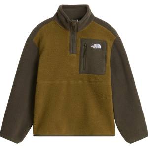 The North Face Детски поларен пуловер The North Face Kid's Teen Yumiori 1/4 Zip Jacket Fleece jumper - Caraway Seed / New Taupe Green (704-6518-0113)