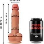 CupidOn USA Cyber silicock - ansel ultra реалистичен soft liquid силиконов 15.5 см -o- 2.9 см