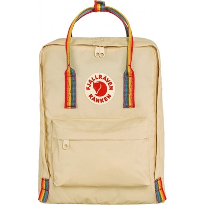 Fjällräven Kanken Rainbown Light Oak Rainbow Patter 16 l