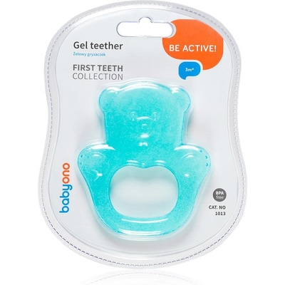 BabyOno Be Active Gel Teether гризалка Turquoise Bear
