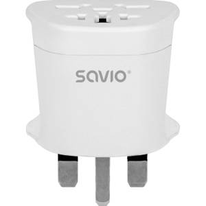 Savio AP-05 захранващ адаптер/инвертор за вътрешна употреба 2500 W бял (AP-05)