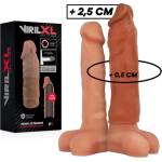 Силиконов пенис удължител, 13, 5см. - Penis Extender V5 Brown (D-227248)