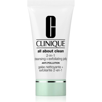 Clinique All About Clean 2-in-1 Cleansing + Exfoliating Jelly ексфолиращ почистващ гел 150ml