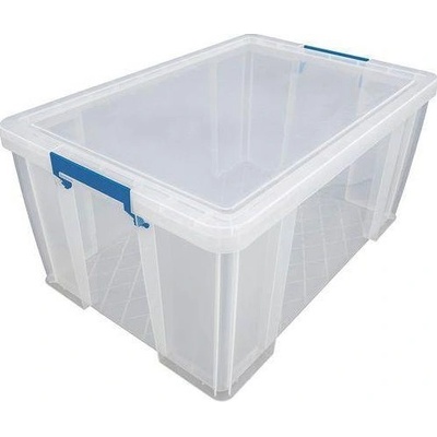 Manutan Plastové úložné boxy s víkem na klip 70 l 1502993 – Zboží Mobilmania