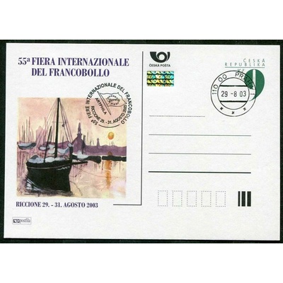 Česká pošta (2003) CDV 64 - O - P 89 - Riccione 2003 (razítko + kašet)