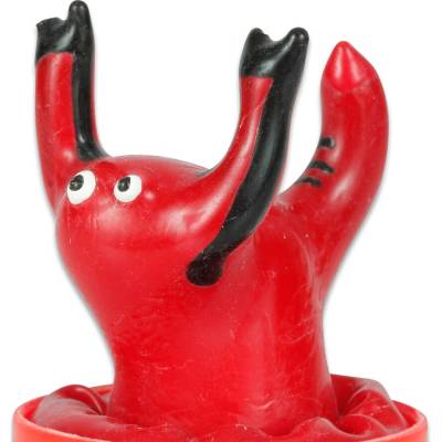 CONDOMERIE Презервативи condomerie - handpainted novelty condoms red scorpio