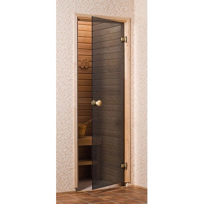 Andres Dvere do sauny BASIC 7x19 4R, grey, 68,6 x 189 cm