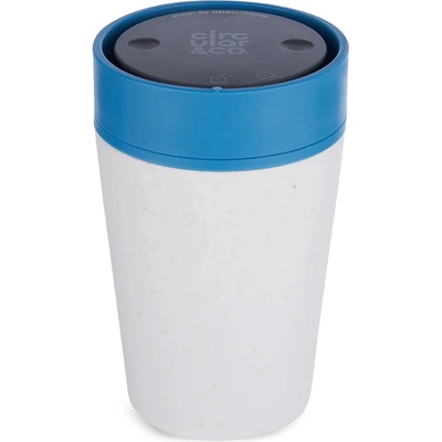 Circular Cup rCUP Kelímek Chalk and Pacific Blue 340 ml