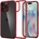 Spigen Противоударен Калъф за iPhone 15 Pro, Spigen Ultra Hybrid Case, Червен (ACS07055)