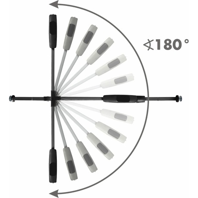Kidwell Guarda rozperná s predĺžením 75-104 cm čierna