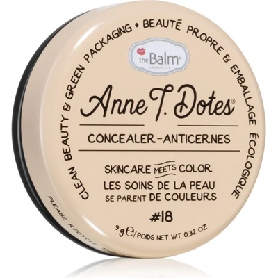 theBalm Anne T. Dotes® Concealer коректор против зачервяване цвят #18 For Light Skin 9 гр