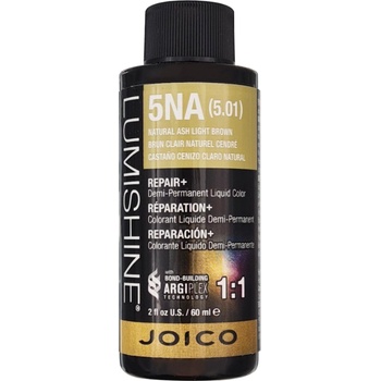 Joico Lumishine Demi-Permanent Liquid Color 60 ml деми-перманентна боя 5NA - Natural Ash Light Brown