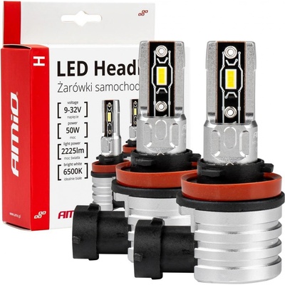 LED žiarovky hlavného svietenia H8/H9/H11/H16 H-mini Series AMiO 03333