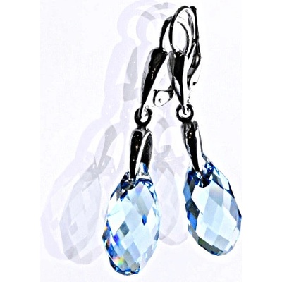 Čištín se Swarovski krystaly akvamarín NK 1313/27