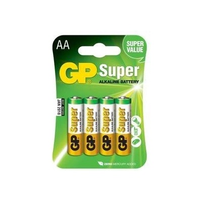 GP Super Alkaline AA 4ks 1013214000
