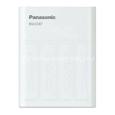 Panasonic Комплект Panasonic Smartplus USB + 4 x AA Eneloop 2000 mAh акумулаторни батерии (K-KJ87MCD40USB) (K-KJ87MCD40USB)