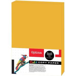 Optima Цветна копирна хартия OPTIMA A/4 80 g златиста 500 листа/пакет 130086 (130086)