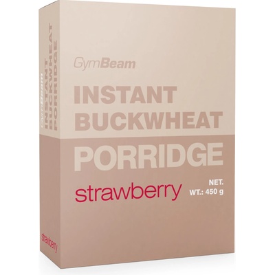 GymBeam Instantná pohánková kaša jahoda 450 g