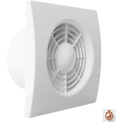Aerauliqa Qs/ Ø150t - Вентилатор за баня с клапа и таймер ( pqs0007q)