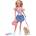 Simba Toys Steffi doll on a walk with Simba dogs