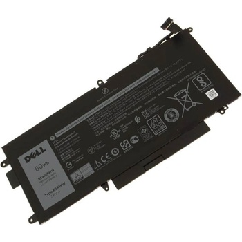 Dell Батерия (оригинална) за лаптоп DELL Latitude 5289 7389 7390 K5XWW, 4-cell, 7.6V, 60Wh (AD31743)