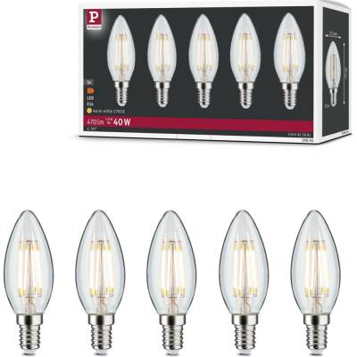 Paulmann P 29094 Filament 230V LED svíčka E14 5x4,8W 2700K čirá