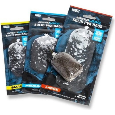 Kevin Nash PVA sáčky Speedload Solid PVA Bags Slow Melt Small 55x125mm 20ks