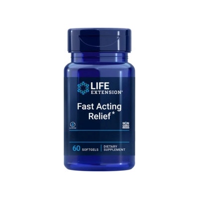 Life Extension Fast Acting Relief 1000 mg 60 gélové tablety