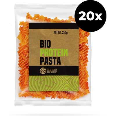 GymBeam VanaVita БИО Протеинова паста - Фусили 20 x 250 g