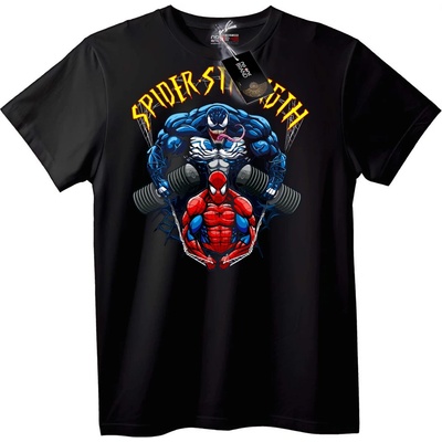 NOONEBRAND Тениска Паяк Ситх - 5XL, Black