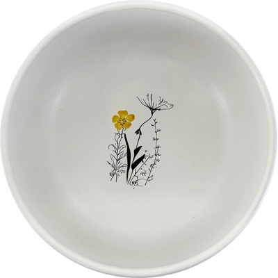 Clay SB230348 Keramická miska Cream Garden Color smetanová černá 15 cm