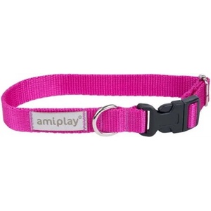 amiplay collar SAMBA - нашийник за куче - РОЗОВ, размер S - 20-35 х 2 см - Полша - 278349
