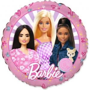 Flexmetal Фолиен балон „Barbie кръгъл, 45 см (401632)