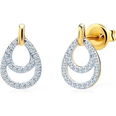 SAVICKI обеци: злато. диаманти